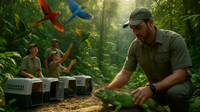 Colombia Liberates Over 100 Animals from Illegal Wildlife Trafficking in Historic Conservation Victory