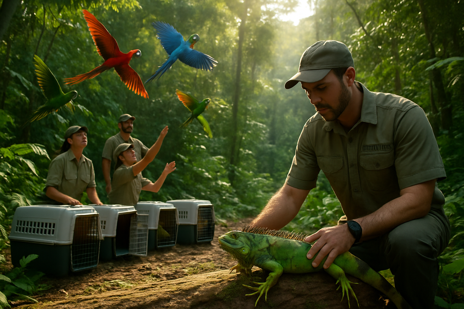 Colombia Liberates Over 100 Animals from Illegal Wildlife Trafficking in Historic Conservation Victory