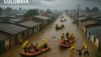 Colombia Faces Severe Flooding Crisis as Over 94,000 Families Affected by Relentless Rains