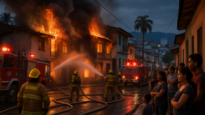 Deadly House Fires Devastate Colombian Cities as Cali Tragedy Claims Woman and Child