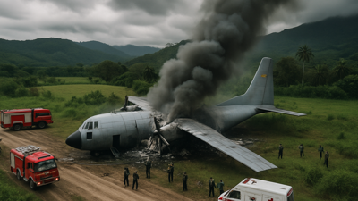 Colombian Air Force C-130 Hercules Crashes in Amazon Region Killing 8, Injuring 83