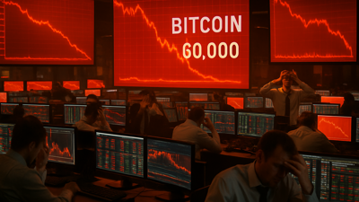 Cryptocurrency Market Loses Nearly $2 Trillion from Peak as Bitcoin Crashes to 16-Month Low