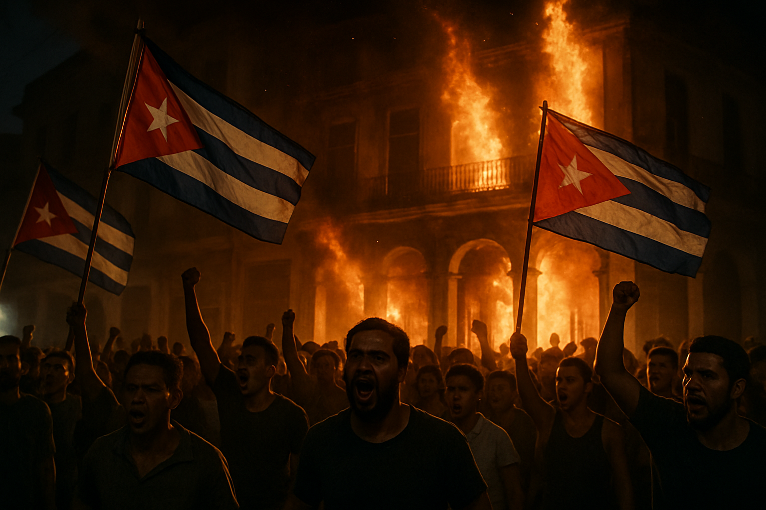 Protesters Storm Communist Party Headquarters in Cuba Amid Energy Crisis and Civil Unrest