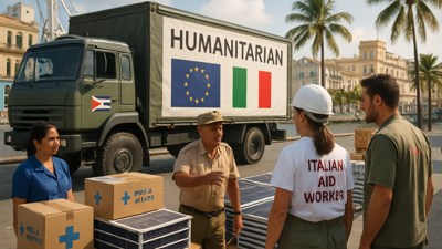 Cuba Receives Critical Italian Humanitarian Aid as Trump Escalates Control Rhetoric Amid Weakening Regional Support