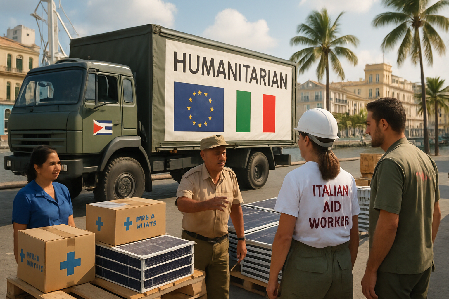 Cuba Receives Critical Italian Humanitarian Aid as Trump Escalates Control Rhetoric Amid Weakening Regional Support