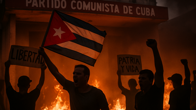Cuban Protesters Storm Communist Party Headquarters Amid Deepening Energy Crisis