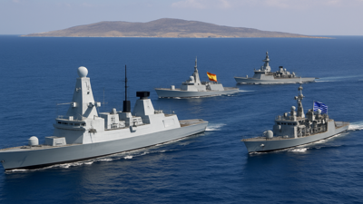 Cyprus Under Attack: Historic European Naval Coalition Responds to Iranian Drone Strike