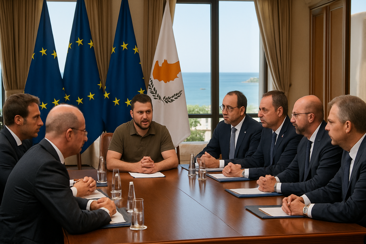 Zelensky Joins Historic Cyprus EU Summit as €90 Billion Ukraine Aid Package Finally Approved