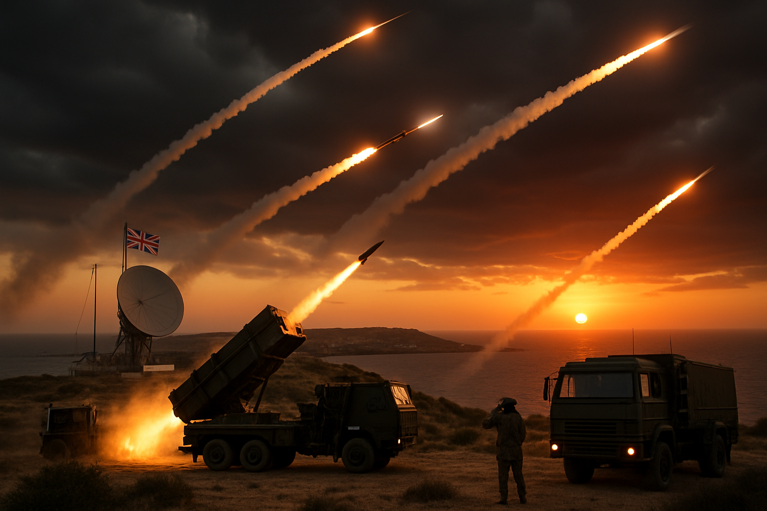 Cyprus Missile Threat: British Officials Report Iranian Missiles Fired Toward Island as Local Authorities Deny Direct Attack