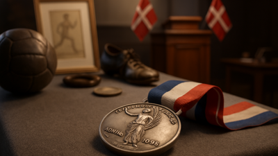 Historic Olympic Medal from 1896 Athens Games Sells for 900,000 Kroner as Danish Football Faces Challenges