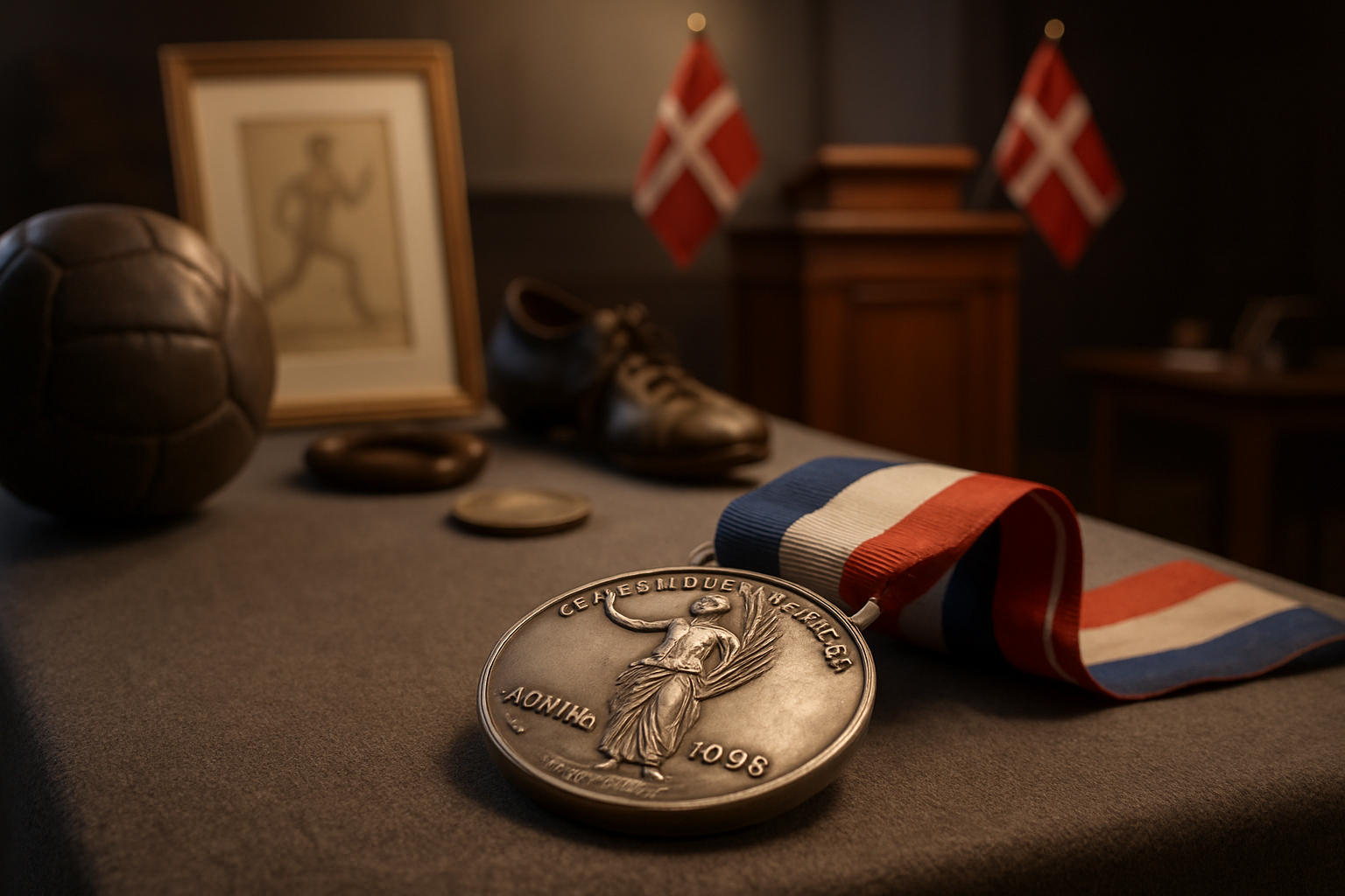 Historic Olympic Medal from 1896 Athens Games Sells for 900,000 Kroner as Danish Football Faces Challenges