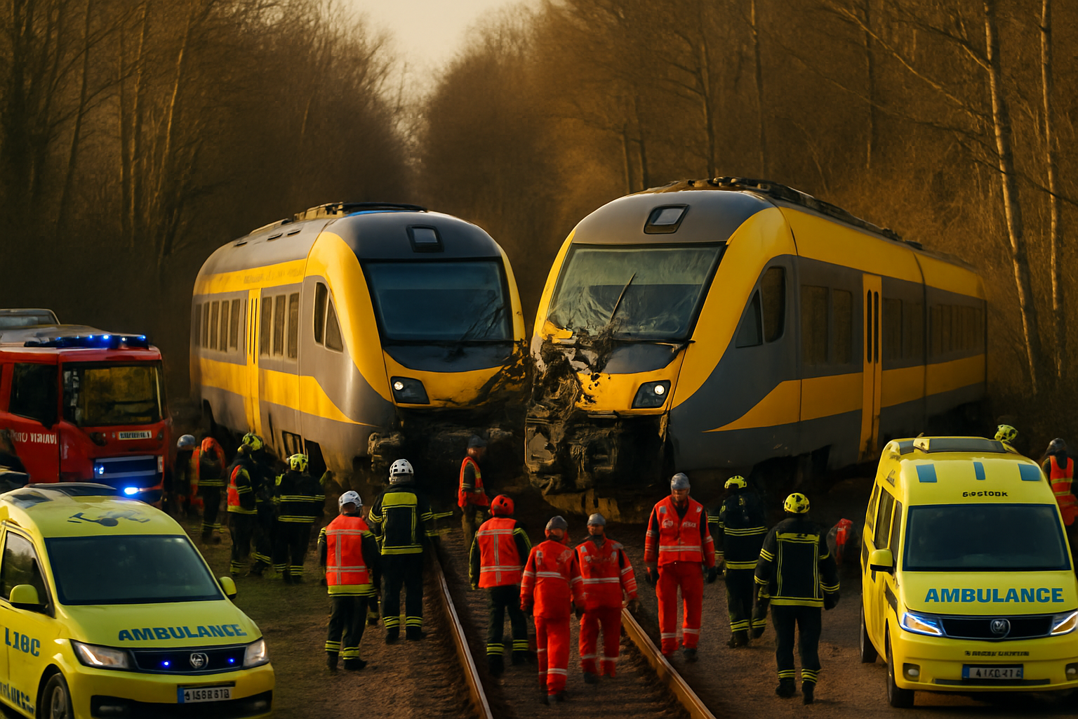Denmark Train Collision: 17 Injured as Emergency Services Deploy Massive Response Near Copenhagen