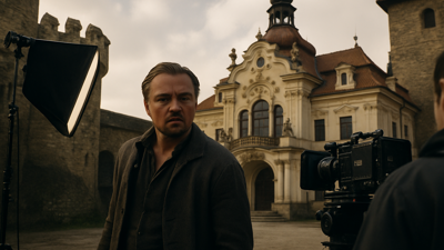 Leonardo DiCaprio and Martin Scorsese Transform Czech Castle into Hollywood Soundstage for "What Happens at Night"