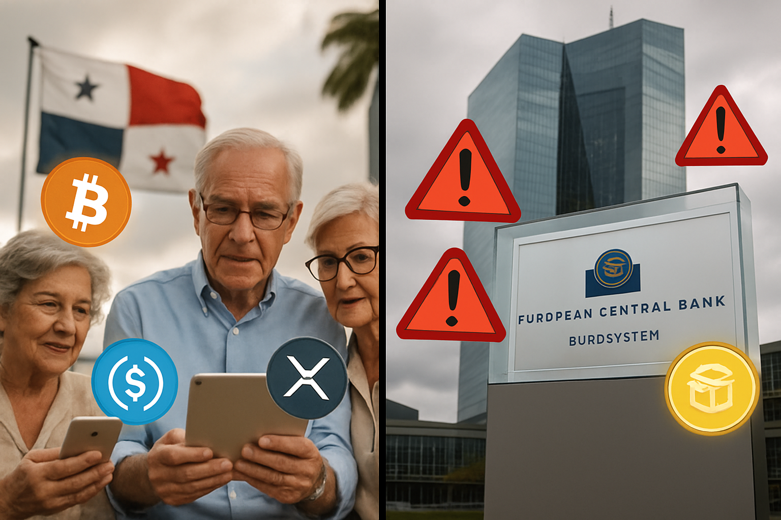 Digital Currency Divide: Panama Retirees Embrace Crypto Mining While ECB Warns Against Stablecoin Dominance