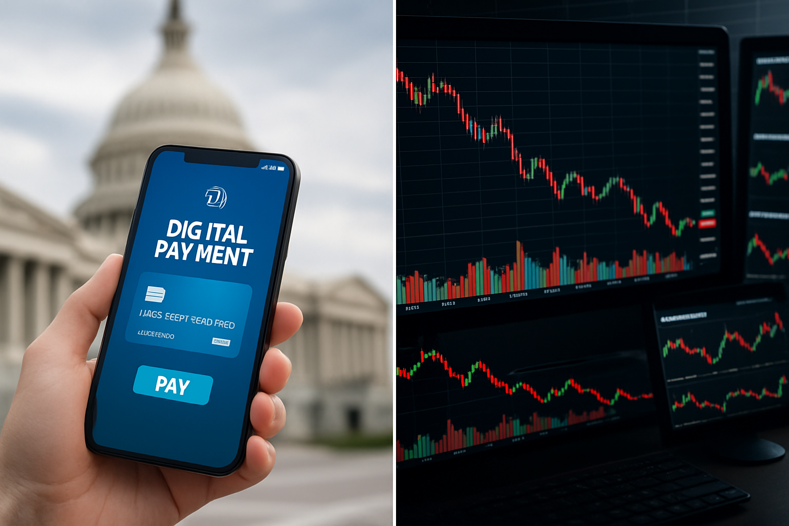 Digital Payment Systems Surge 92% While Cryptocurrency Markets Face Continued Volatility