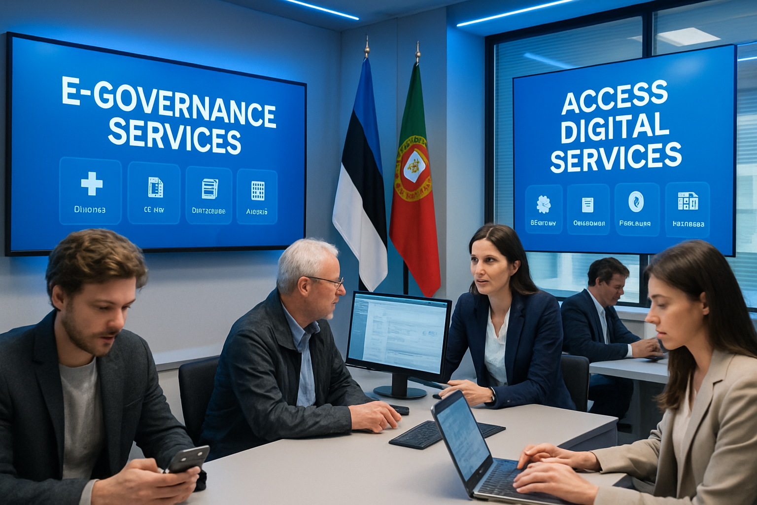 Digital Government Services Under Scrutiny as Estonia Questions E-State Model While Portugal Embraces Parking Revolution