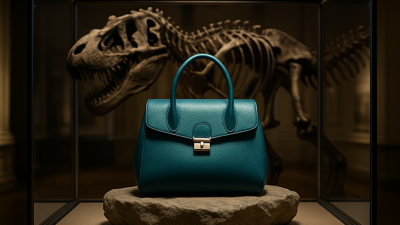 Scientists Create Revolutionary Handbag Using Tyrannosaurus Rex Collagen in Sustainable Luxury Fashion Breakthrough