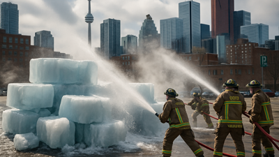 Drake's Ice Promotional Stunt Melted by Fire Department Sparks Toronto City Council Motion
