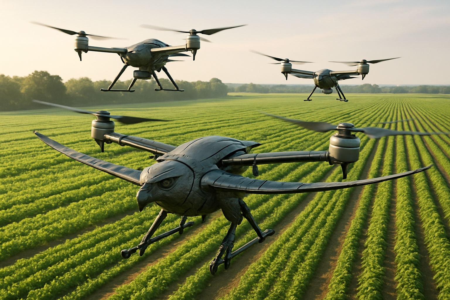 Revolutionary Falcon-Like Drones Transform Crop Protection as Agricultural Innovation Surges Globally