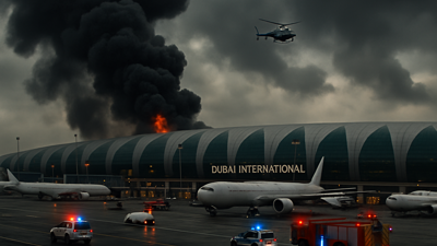 Dubai Airport Operations Suspended After Iranian Drone Strike Hits Fuel Facilities