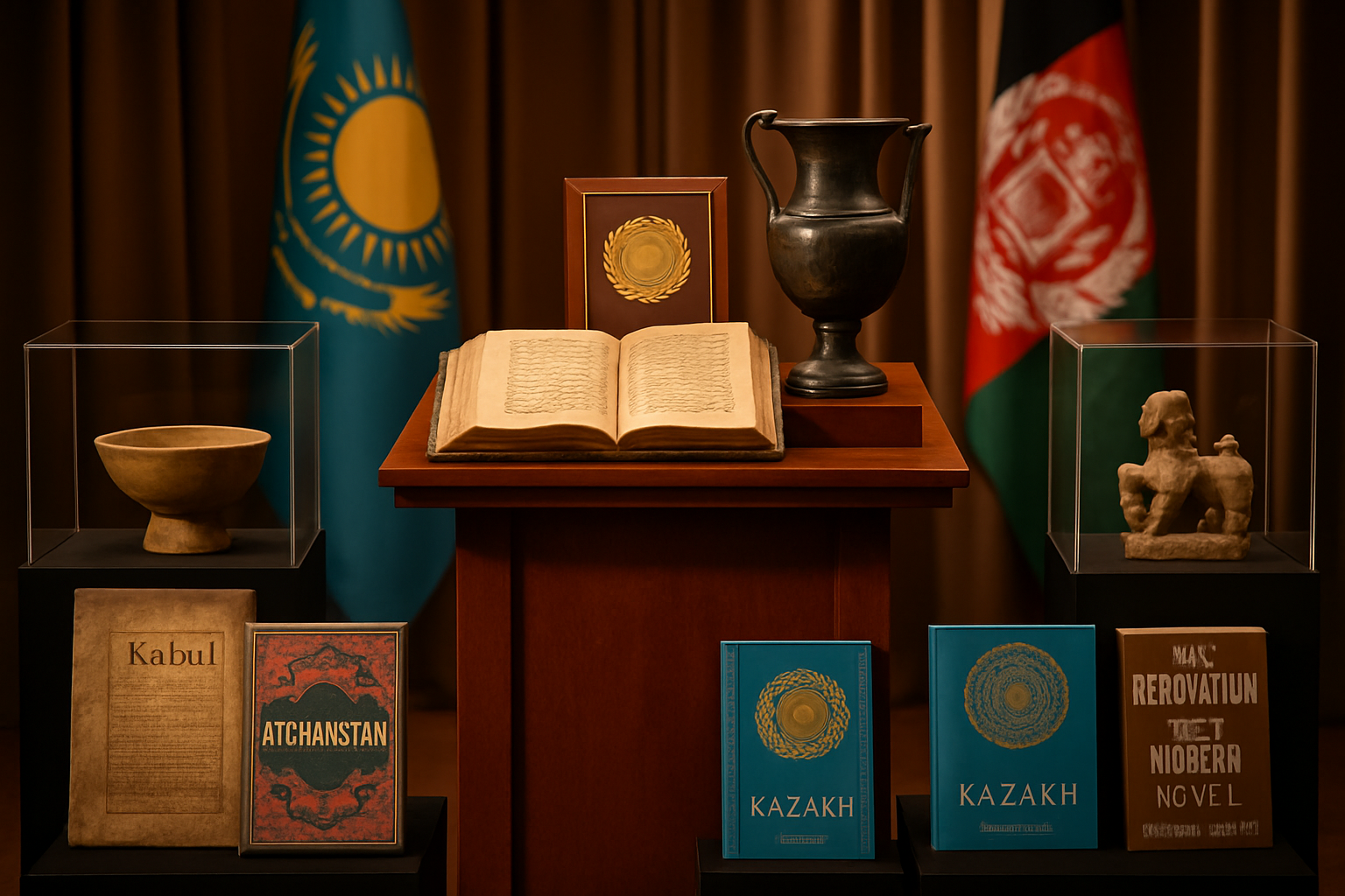 Dutch-Afghan Author Forugh Karimi Wins Prestigious Literary Award While Kazakhstan Unveils 300 Rare Archaeological Treasures