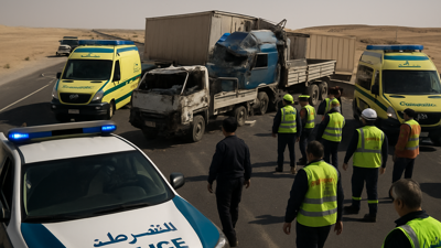 Deadly Multi-Vehicle Collision Kills 18 in Egypt's Port Said Region Amid Growing Highway Safety Crisis