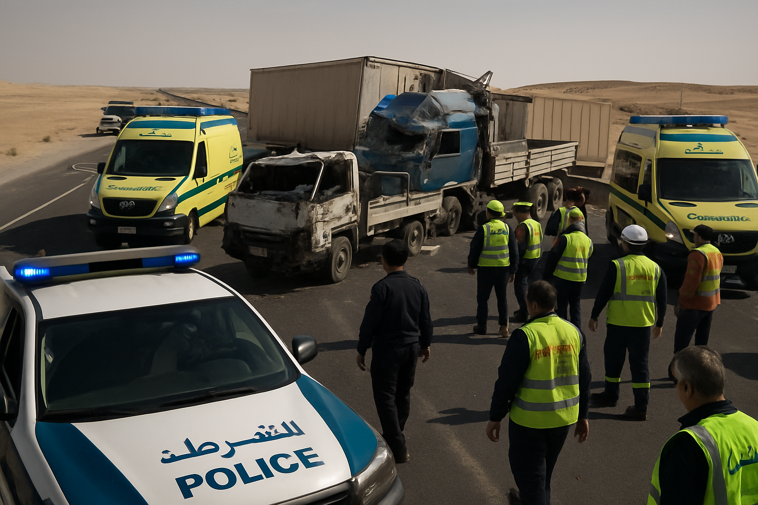 Deadly Multi-Vehicle Collision Kills 18 in Egypt's Port Said Region Amid Growing Highway Safety Crisis