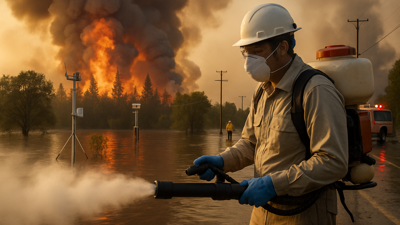 Global Environmental Crisis Converges: Wildfires, Disease Vectors, and Flooding Challenge Response Systems Worldwide