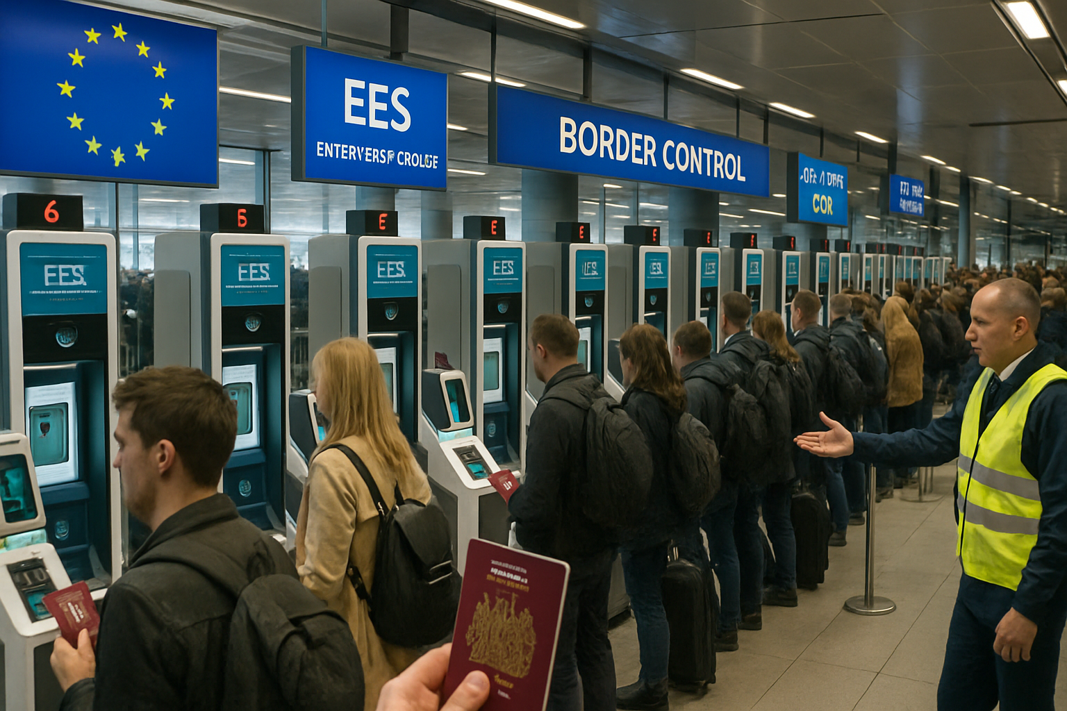 EU Border Control Overhaul Threatens Easter Travel Chaos as New Biometric Systems Create Processing Delays