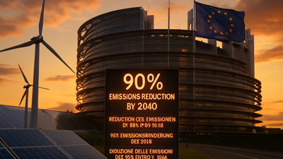 EU Sets Ambitious 90% Emissions Target by 2040 as Trump Threatens U.S. Climate Rollback