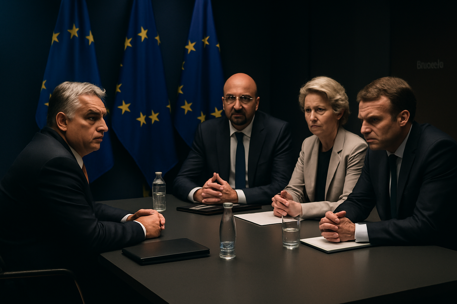 EU Leaders Mount Pressure Campaign on Hungary's Orban Over €90 Billion Ukraine Aid Veto