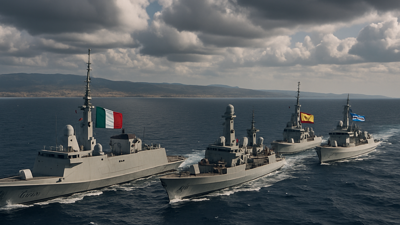 Historic EU Solidarity: Four-Nation Naval Coalition Deploys to Cyprus Amid Regional Crisis