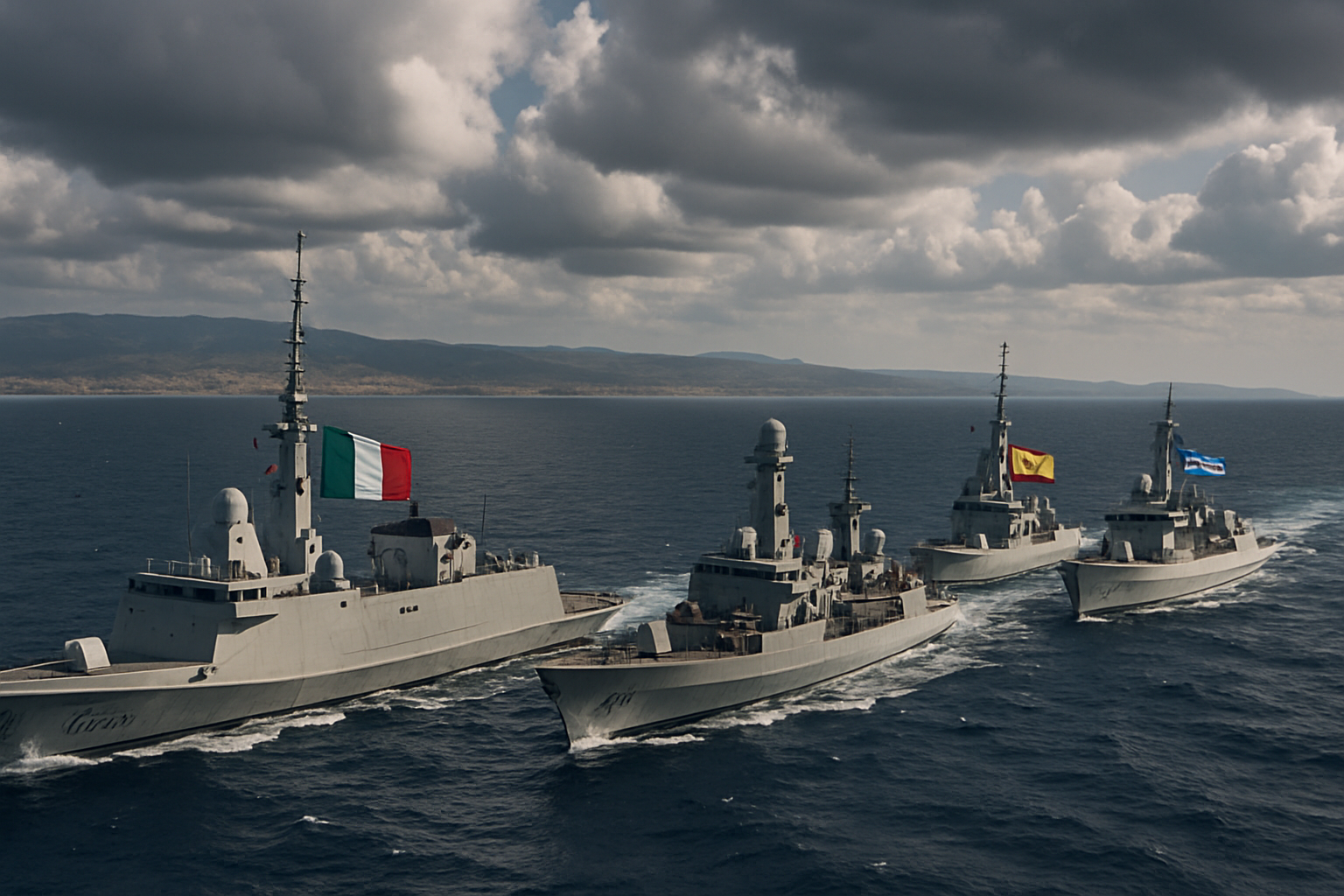 Historic EU Solidarity: Four-Nation Naval Coalition Deploys to Cyprus Amid Regional Crisis