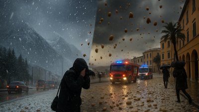 Europe Faces Unprecedented Weather Extremes: Spain's 'Mud Hail' and Algeria's Heavy Snowfall Warnings Signal Climate Volatility Crisis