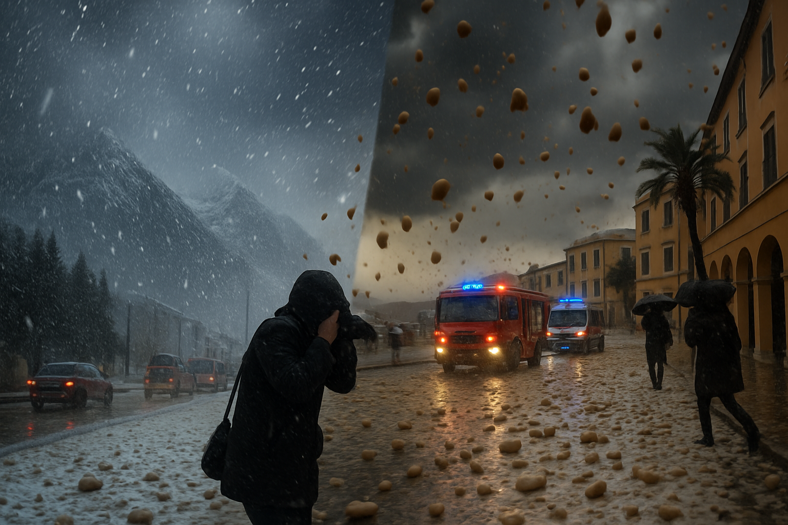 Europe Faces Unprecedented Weather Extremes: Spain's 'Mud Hail' and Algeria's Heavy Snowfall Warnings Signal Climate Volatility Crisis