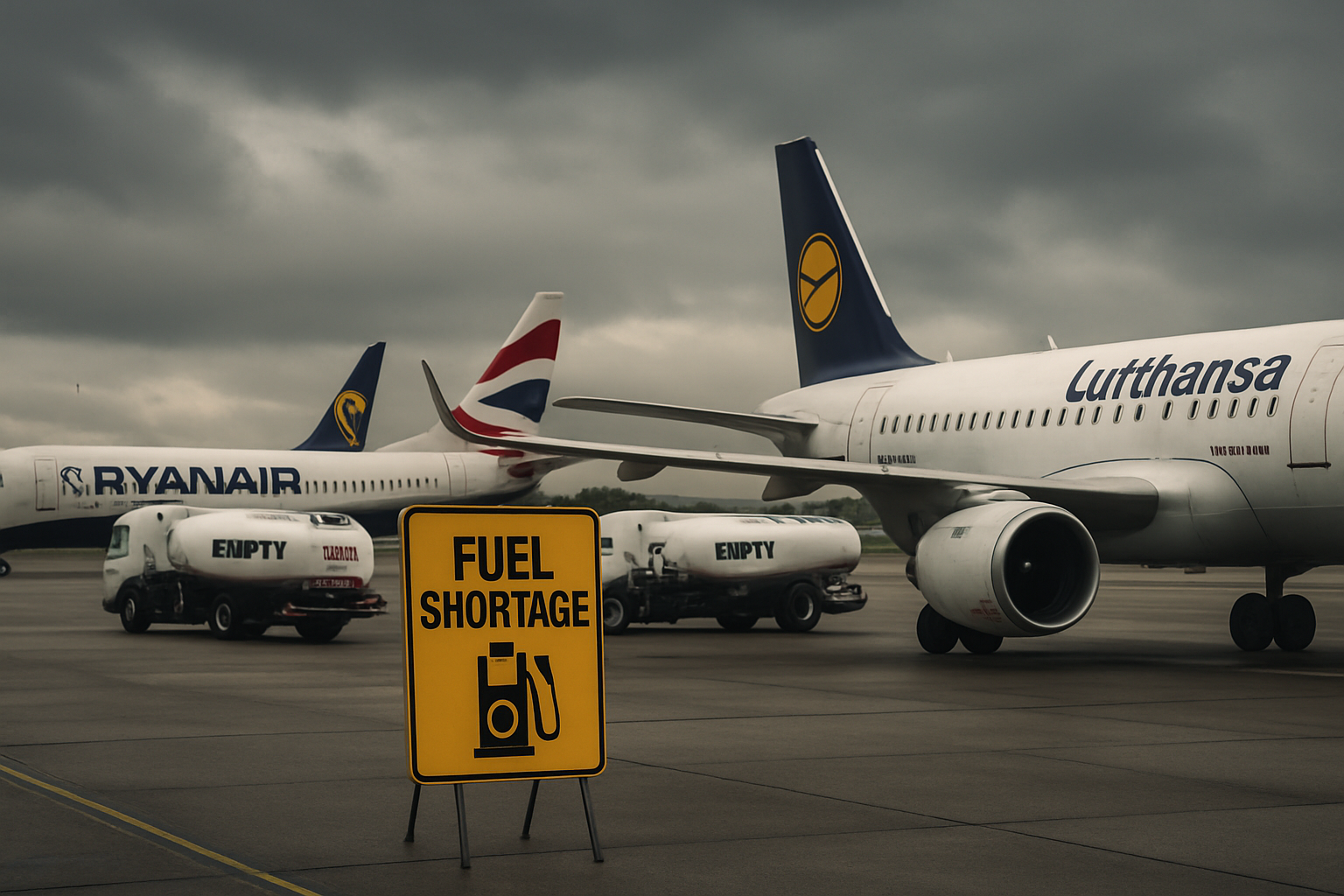 Europe Faces Critical Jet Fuel Shortage: Only Six Weeks Supply Remaining as Crisis Threatens Summer Travel