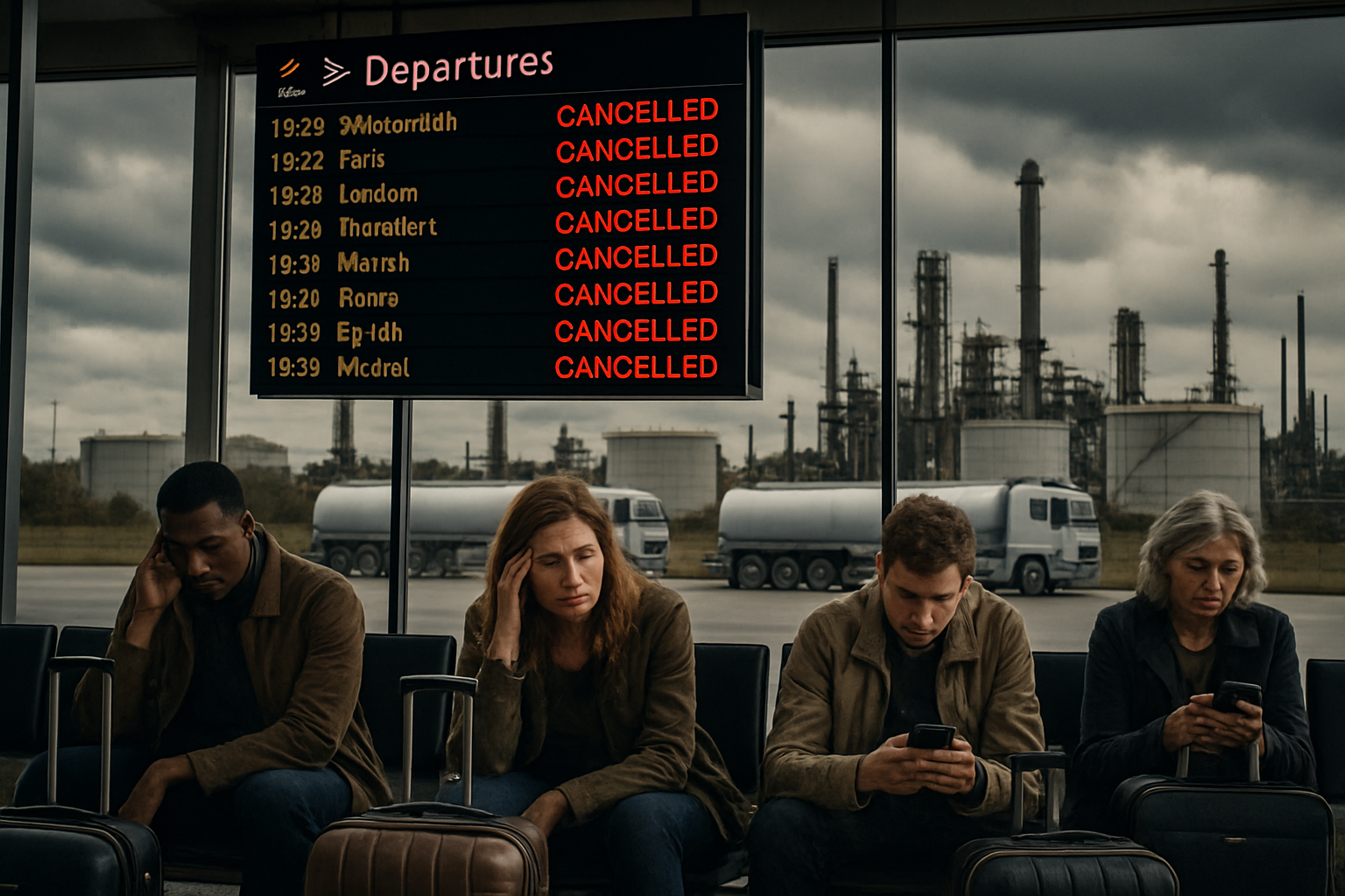 Europe Faces Critical Aviation Crisis as Jet Fuel Supplies Dwindle to Six Weeks