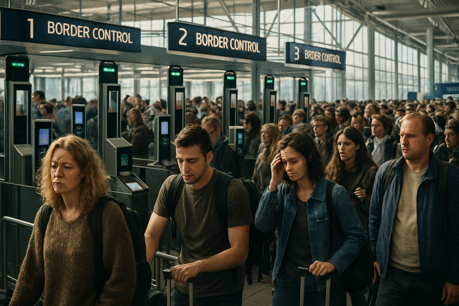 European Airlines Sound Alarm Over Summer Travel Chaos as New Border Controls Threaten 4-Hour Airport Queues