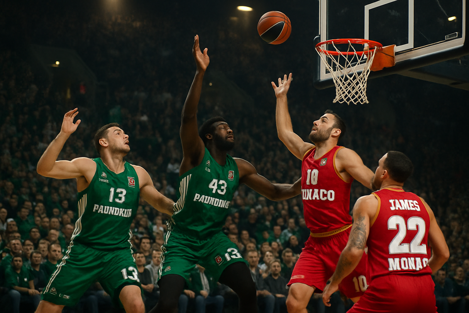 Panathinaikos Secures EuroLeague Playoffs with Commanding Victory Over Monaco