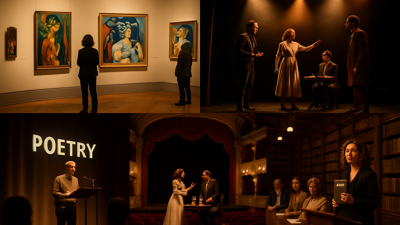 European Cultural Arts Renaissance: From Digital Poetry Platforms to Historic Museum Exhibitions