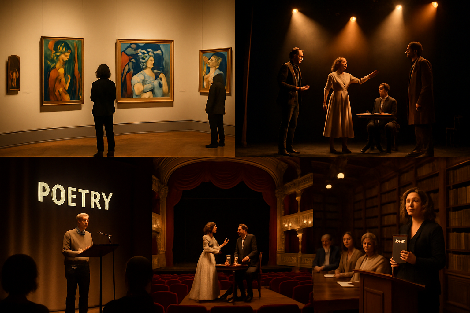 European Cultural Arts Renaissance: From Digital Poetry Platforms to Historic Museum Exhibitions