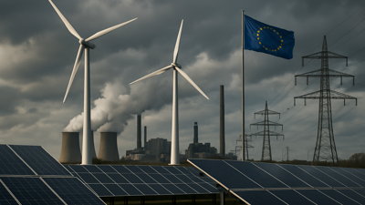 European Energy Crisis Deepens as High Electricity Prices Threaten Green Transition