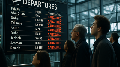 European Aviation Crisis Deepens: Hundreds of Flights Cancelled as Middle East Conflict Escalates Security Concerns
