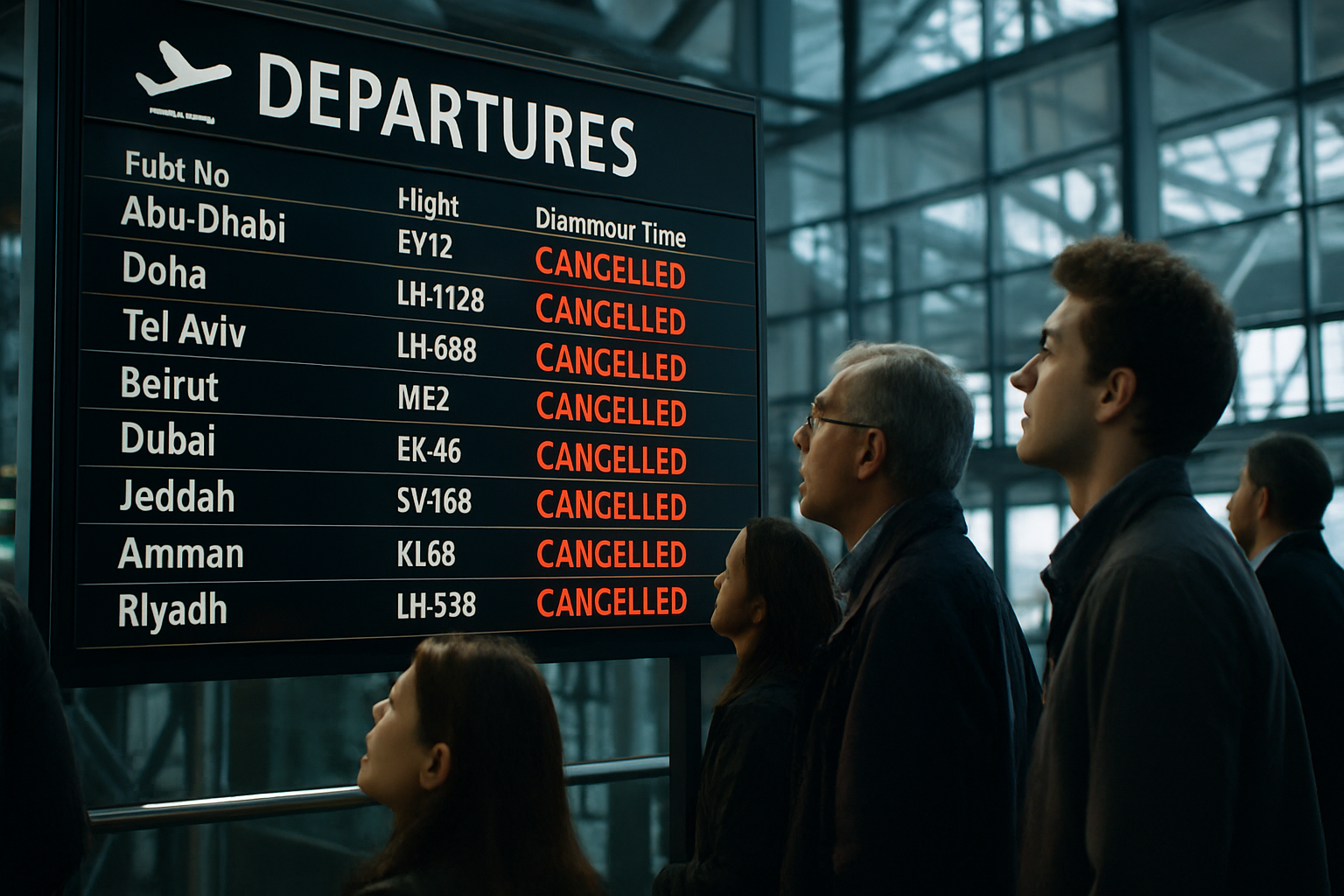 European Aviation Crisis Deepens: Hundreds of Flights Cancelled as Middle East Conflict Escalates Security Concerns