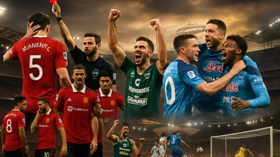 European Football Weekend Roundup: Maguire's Red Card Costs United, Napoli Climbs Serie A Table