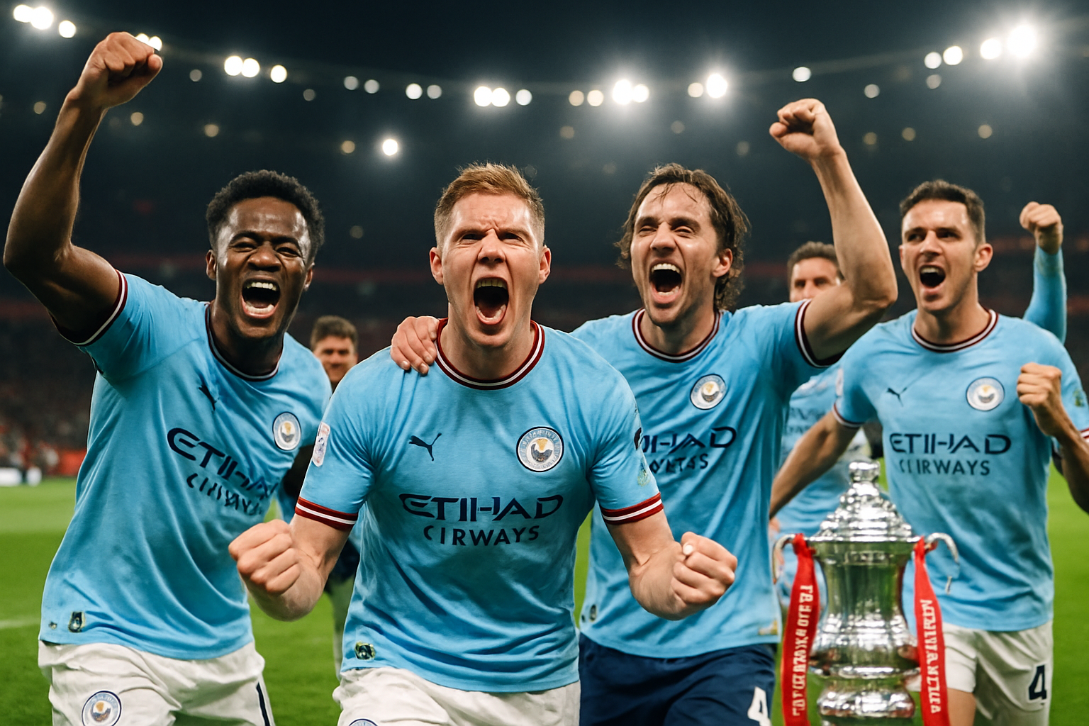 European Football Drama: Manchester City Reaches FA Cup Quarters, Barcelona Maintains La Liga Lead, Italy Makes Six Nations History