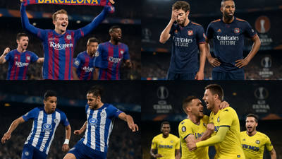 Barcelona Reclaim La Liga Leadership as Lyon's Perfect Run Ends in Dramatic European Football Weekend