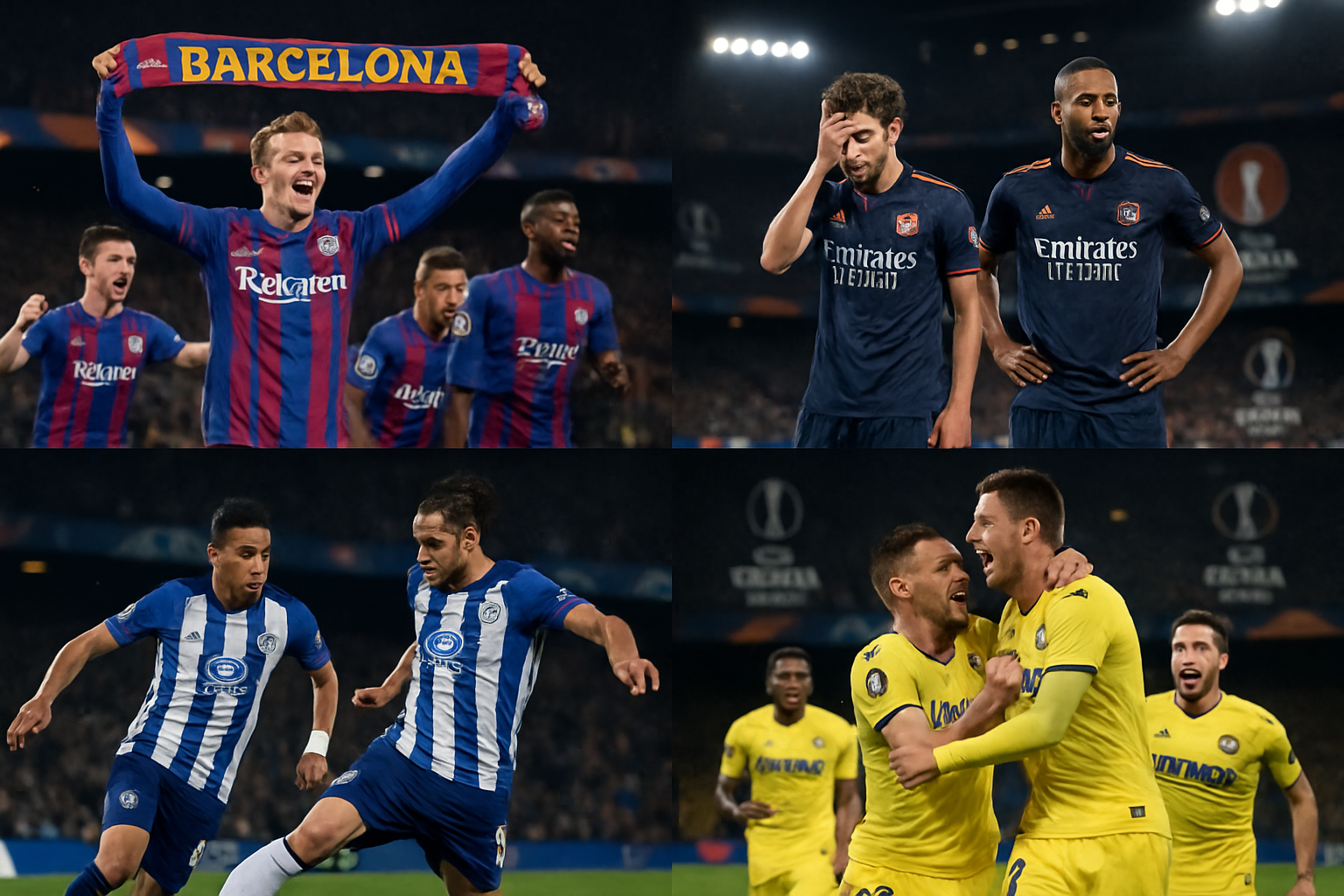 Barcelona Reclaim La Liga Leadership as Lyon's Perfect Run Ends in Dramatic European Football Weekend