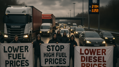 Fuel Protests Paralyze European Roads as Crisis Enters Fourth Week