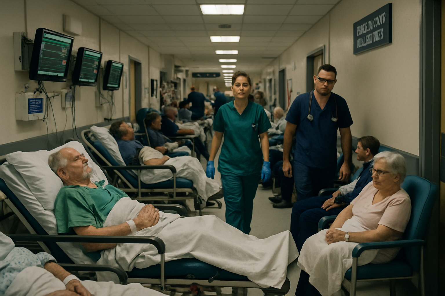 European Healthcare Crisis Deepens: 50,000 Wait Over 24 Hours in NHS Corridors as Dutch Systems Strain